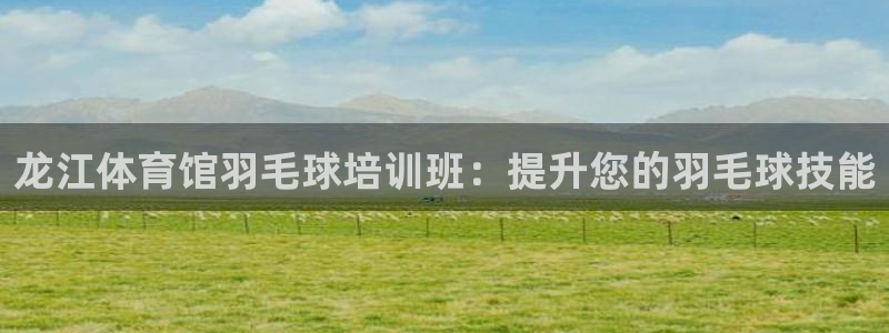 极悦平台登录入口注册不了：龙江体育馆羽毛球培训班：提