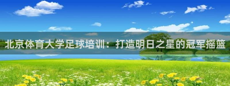 极悦官网入口登录：北京体育大学足球培训：打造明日之星的冠军摇