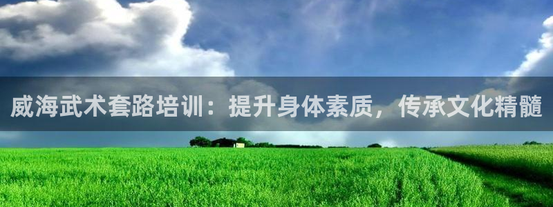 极悦平台客服的联系方式是什么：威海武术套路培训：提升身体素质