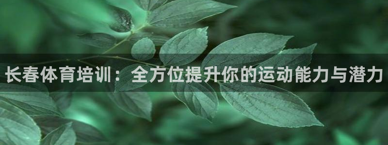 极悦平台官网入口网址：长春体育培训：全方位提升你的运